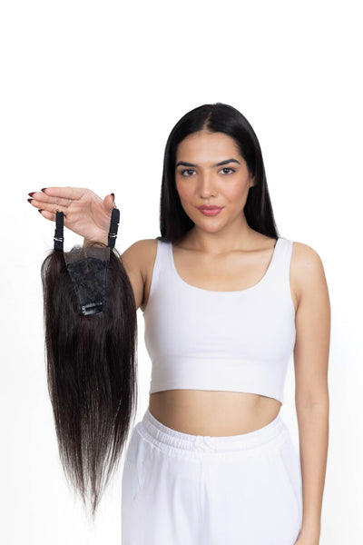 Face Frame With Elastic Topper Dark Brown