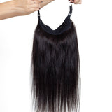 Halo Hair Extensions Dark Brown