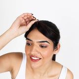 Receding Hairline Band With Elastic Dark Brown