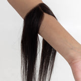 Receding Hairline Band With Elastic Dark Brown