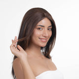 Elastic Frontal Topper Dark Brown
