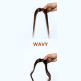 1 Clip Hairline Topper – Medium Chocolate Brown