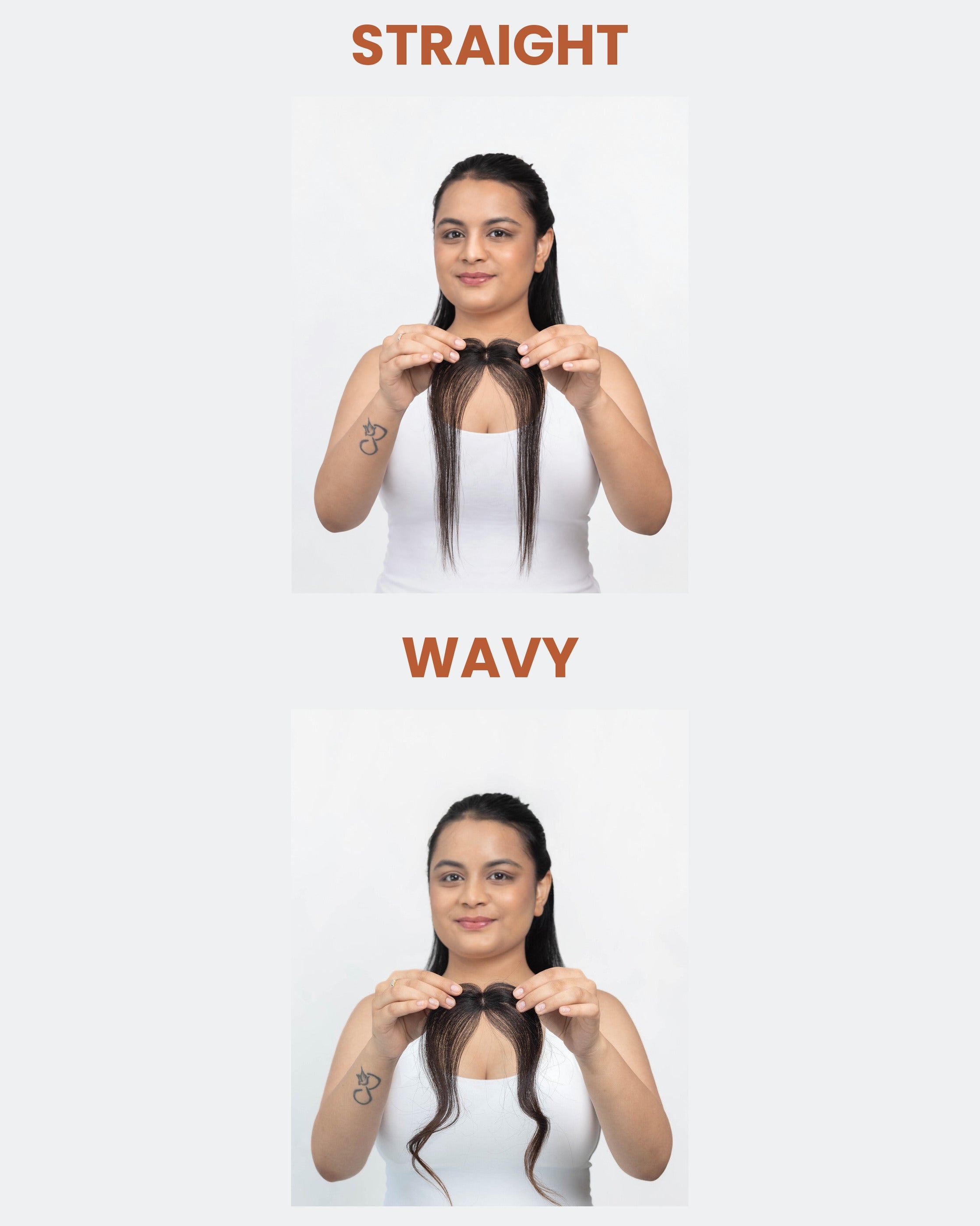 Straight vs wavy
