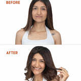 1 Clip Hairline Topper – Dark Brown