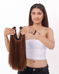 U Shape Volumiser Medium Chocolate Brown