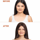 Face Framing Topper Dark Brown