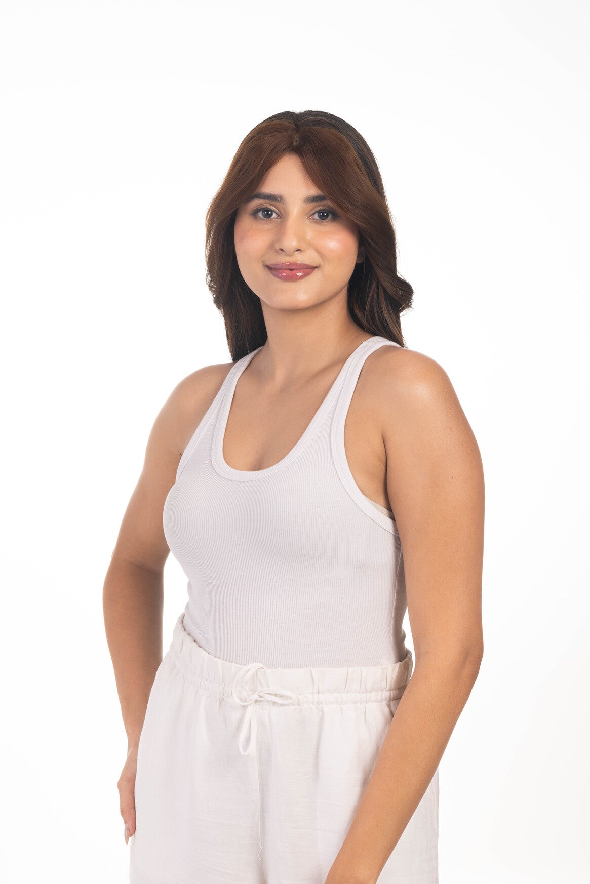 Front Fringe Medium Chocolate Brown