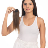 1 Clip Invisible Patch Medium Chocolate Brown