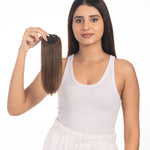 1 Clip Invisible Patch Medium Chocolate Brown