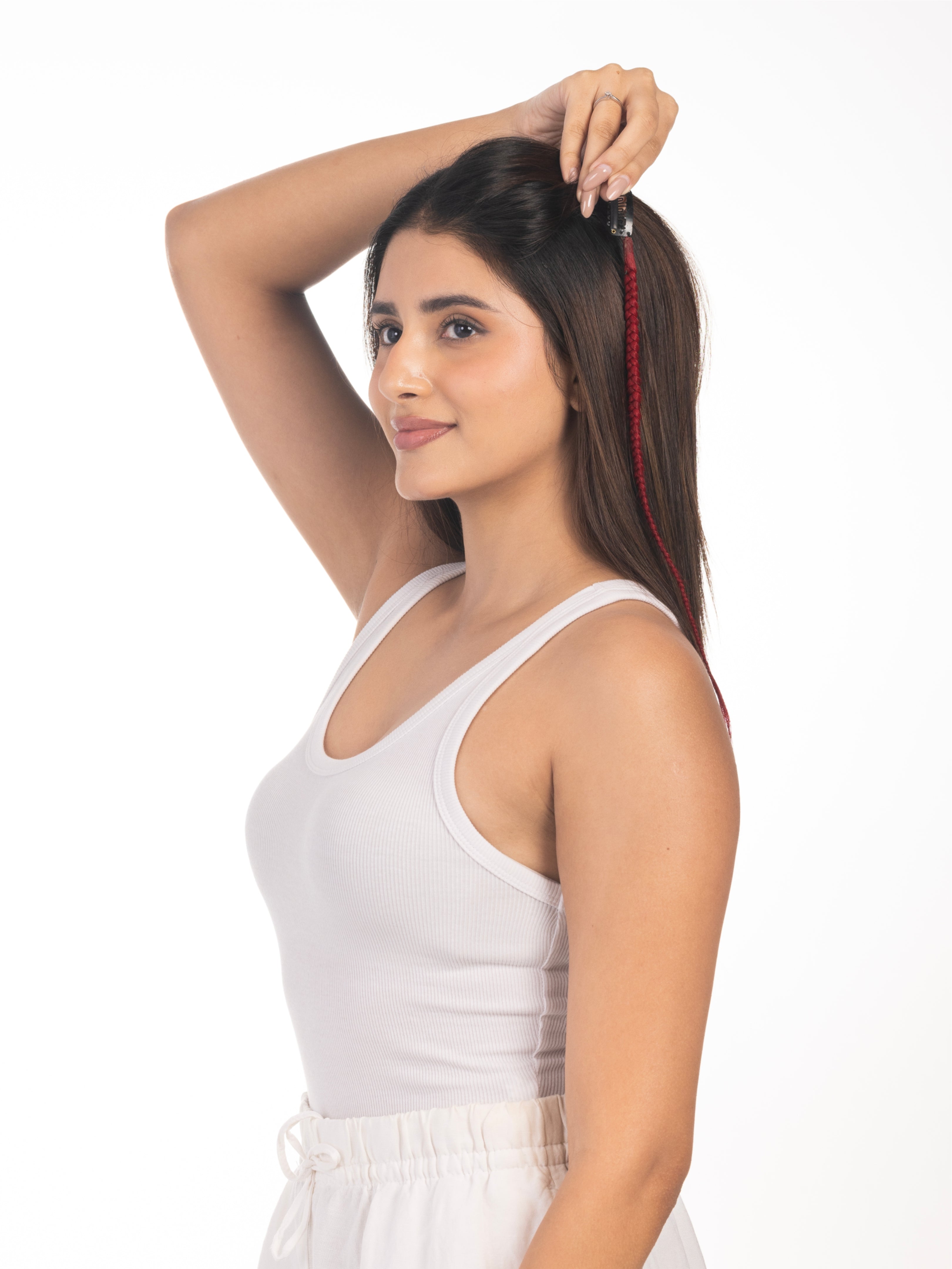 Clip in Braids Burgundy