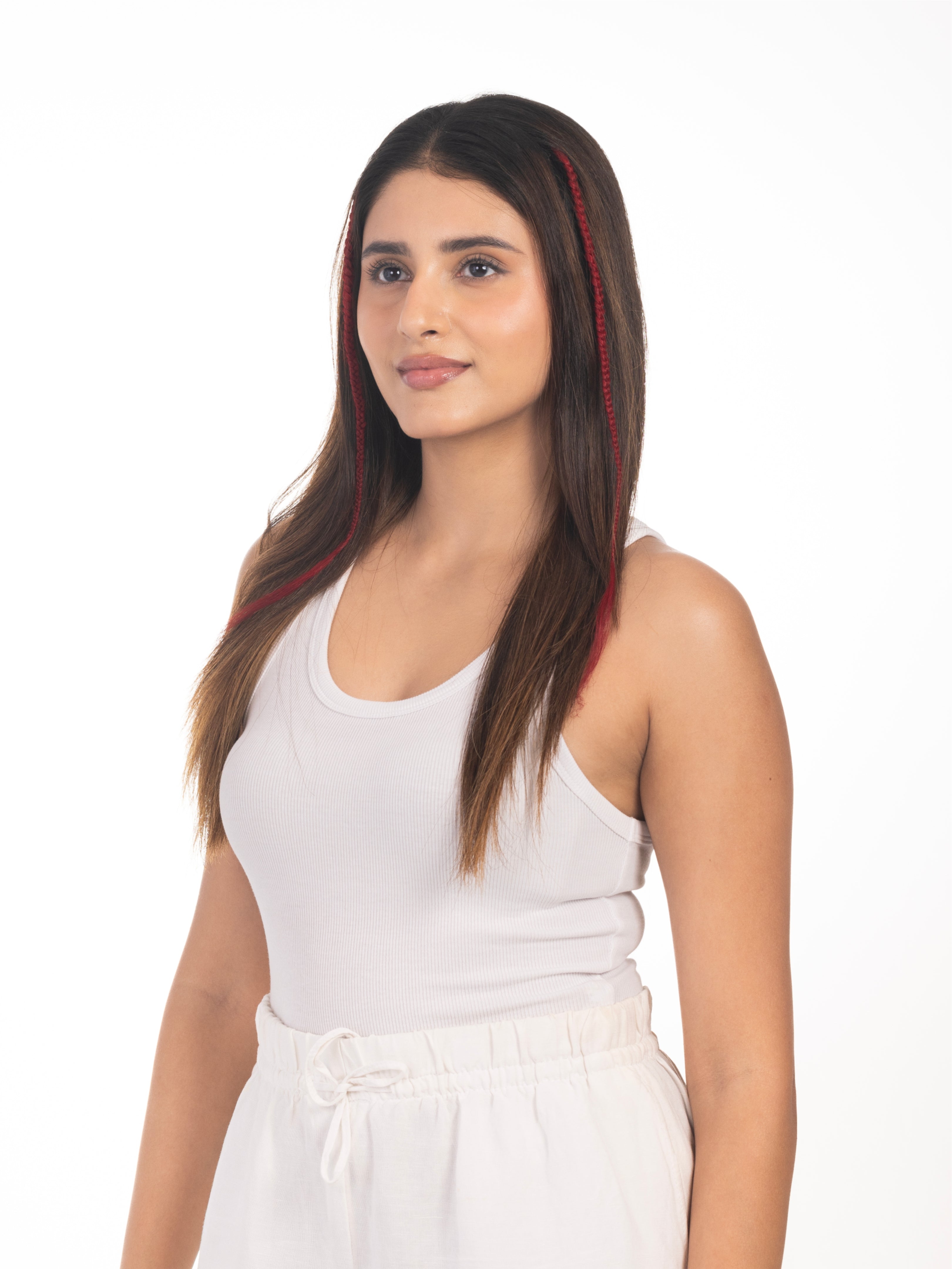 Clip in Braids Burgundy