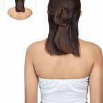 Clip On Bun - Medium Chocolate Brown