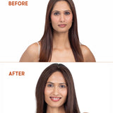 Receding Hairline Band With Elastic Medium Chocolate Brown