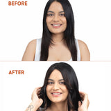 1 Clip Hairline Topper – Natural Black