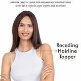 Receding Hairline Band With Elastic Medium Chocolate Brown