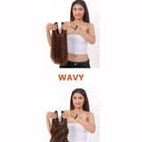 U Shape Volumiser Medium Chocolate Brown