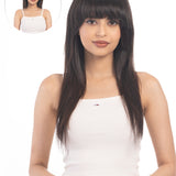 Clip in Bangs (Large) Dark Brown
