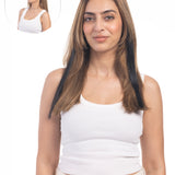 1 Clip Streaks Natural Black